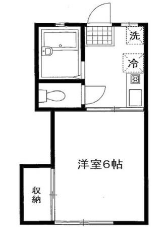 西馬込駅 徒歩5分 1階の物件間取画像